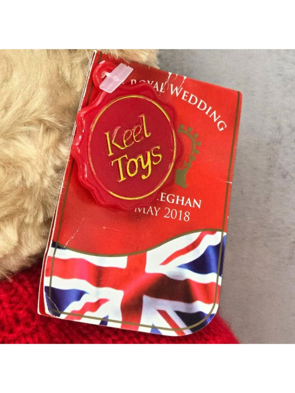 Harry & Meghan Royal Wedding Teddy Bear 2018 Keel Toys Collectible Plush VL5193 - Picture 3 of 7